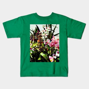 Orchids in the Garden Center Kids T-Shirt